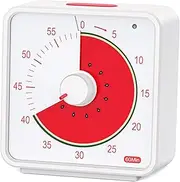 Conchstar 60 Minute Visual Timer for Kids, Countdown Timer for Classroom & Kitchen, Desk Timer for Study, Time Manager Tool for Kids with Watermelon Pattern (Watermelon)