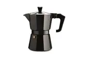 Pezzetti: Italexpress Aluminium Coffee Maker - Black (1 Cup)