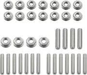 Daseeme SBC Oil PAN Stud KIT Bolts Stainless Steel KIT Replacement for Chevy 283 327 350 400 Small Block