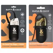 Rufus & Coco Do Good Poo Bags & Holder each