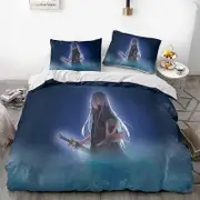 o1520 Reincarnated- Slime -Anime- Duvet Cover Set - 3D Digital -Print -Ultra-Soft Microfiber, 3 Piece- Bedding Set with Zipper -Closure,- Includes- 1