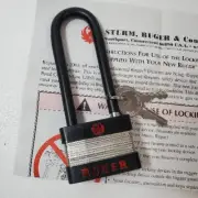 Sturm Ruger Firearm Safety Lock New With Two Keys Locking Device