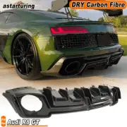 Fit For Audi R8 GT 2-Door 2022-2024 DRY Carbon Fiber Rear Bumper Diffuser Lip (for: Audi)