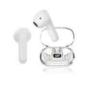 PHILEX Ergonomic Design and Touch Control 1.4 MIC ENC Wireless Earbuds White