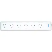 Ultracharge 4-Socket Surge Protection Power Strip Board Extension w/2x USB Ports