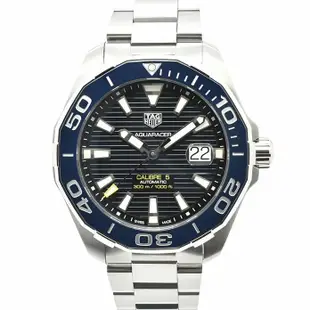 TAG HEUER WAY201B.BA0927 泰格豪雅錶 機械錶 43mm 競潛系列 陶瓷圈 藍面盤 潛水錶 鋼帶