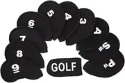 Kisangel Golf Club Hat Cover Practical Golf Club Head Sleeve Shockproof Lining Anti-Collision Protection