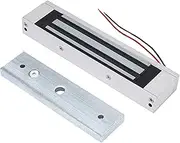 350LBS Electric Magnetic Door Lock, 180Kg Holding Force Top Embedded Indoor Electromagnetic Lock, for Access Control Single Door DC12V Fail Safe NC Type