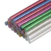 Mini Hot Glue Gun Sticks 4-inch x 0.27-inch for Glue Guns Glitter Colorful 30pcs