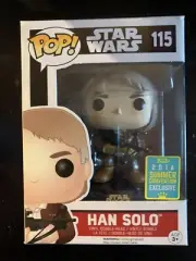 Funko Pop 115 Han Solo 2016 Summer Convention Exclusive Good Box Pop Protector