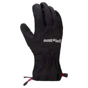 Mont-Bell DRY-TEC Rain Gloves 中性款防水手套 1118670 BK 黑