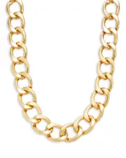 Kenneth Jay Lane Link Necklace, 18