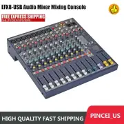 EFX8-USB Audio Mixer Mixing Console with USB Interface Reverb Effects for DJ pe6