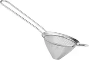 KICHOUSE Cone Shape Ice Filter Funnel Ice Drainer Fine Mesh Residue Filter for Bar Home