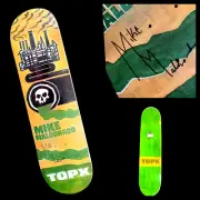 Mike Maldonado Signed Matchbook Terror of Planet TOPX Autograph Skateboard Deck