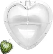 Fruit Growing Mould,Heart Shape Watermelon Shaping Mould | Gardening Supplies, Transparent Shaping Tool with Breathable Hole Design for Pumpkins Melons