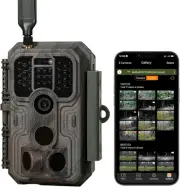 Cellular Trail Camera S950, Game Camera with 4G LTE, Clear 100Ft No Glow Night V