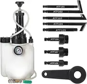 3L Manual Fluid Transfer Pump with Oil Bleeder Kit, ATF Adapter, and Blake Filling System for Automotive Fluids, Lubricants, and Hydraulic Oils