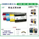 【PRO INK 連續供墨】HP 932 933 7110 7610 7612 7510A 填充式墨水匣+墨水 四色防水