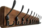 WEBI Coat Rack Wall Mount,38 9/16" Long,10 Hooks,Coat Hooks Wall Mounted,Coat Ha