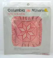 Columbia Minerva CM HEN SCRATCH Mariners Star Gingham Pillow Kit 7519 Vintage 83