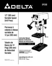 Delta DP400 16 1/2 Floor Model Drill Press Instruction Manual FREE SHIPPING