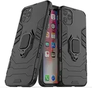 Case for iPhone 11 Pro Max,Hybrid Heavy Duty Protection Shockproof Defender Kickstand Armor Case Cover,Black