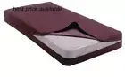 15''High egyptian cotton super king Pale Violet mattress cover / protector