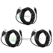3 USB 10FT A Male to Mini B Male Printer Scanner Camera Cable Cord (U2A1-2MBLK)