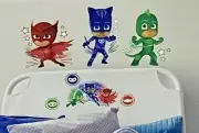 PJ MASKS Glow In Dark 8 Wall Decals Catboy Owlette Gekko Room Decor Stickers