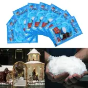 1/5/10 Bag Christmas Fake Magic Instant Snow Fluffy Super Absorbant Party Suppli