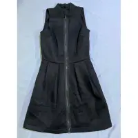 在飛比找蝦皮購物優惠-出清專櫃DKNY JEANS黑色開襟背心洋裝、背心2號（版小