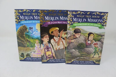 Magic Treehouse MERLIN MISSIONS Youth Series by Mary Pope Osborne Set 13-15 NEW!