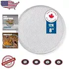 8-Inch Pizza Screens, 12-Pack - Perfect for Crispy Crusts and Versatile Baking