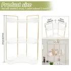 3 Tiers Corner Bathroom Counter Organizer Plastic Corner Makeup Organizer weHSc