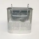 Chopsticks Holder Basket 2 Divided Compartments Chopsticks Drying Rack Basket