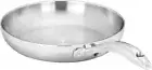 Scanpan Clad 5 Fry Pan, Oven Safe, Stainless Steel, 24 cm Diameter