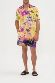 SHORT SLEEVE BUTTON THROUGH SHIRT HOW DOES YOUR GARDEN GROW