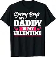 [X.Style] Kids Valentines Day Tee Outfit for Baby Girl Toddler Little ds550 T-Shirt (S) Black