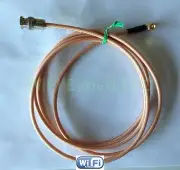 1-10 FT RG400 LOW LOSS COAX RF CABLE BNC MALE TO SMA MALE ANGLE USA ASSEMBLED
