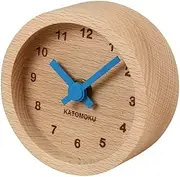 KATOMOKU muku mini clock km-26 round blue tree Beach