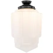 Northcote Retro Black Lighting DIY Art Deco Batten Fix Period Lights Bergerac Inspirations