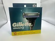 Gillette Mach 3 Razor Blade refills 12 Cartridges
