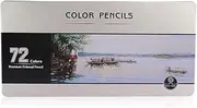 Respicefinem 72 Colors Professional Colored Pencils Set Ideal for Writing Painting And Artist Sketching With Vivid Colors Smooth Writing And Unbreakable Non Fading Quality