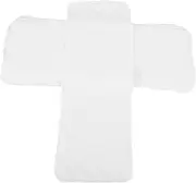 ibasenice Washable Diapers for Infants and White Burp Cloths Cloth Diapers -Layer Cotton Diapers Washcloths Towels Towels for Newborn for Newborns Wipes