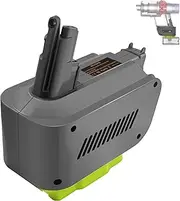 for Dyson V10 Hoover for Ryobi 18V ONE+ Battery Adapter Compatible with V10 Cordless Vacuum Cleaner Stick Cyclone, Absolute, Animal, Total Clean, SV12 Series(Adapter only)