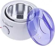 EZONEDEAL 500ml Melting Pot Hot Wax Heater Total Body Waxing Self-waxing Spa in Home Portable Electric Hair Removal wax heater for Girls & Women & Men-White