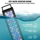 Full Spectrum 26W Aquarium Light with Adjustable Timer 5 Levels Brightness for