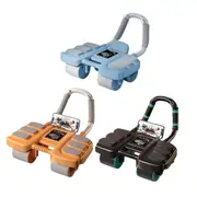 Four Wheel Abdominal Exercise Roller Elbow Support for Core Strength Training