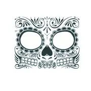 6PCS Halloween Waterproof Temporary Face Tattoo Stickers